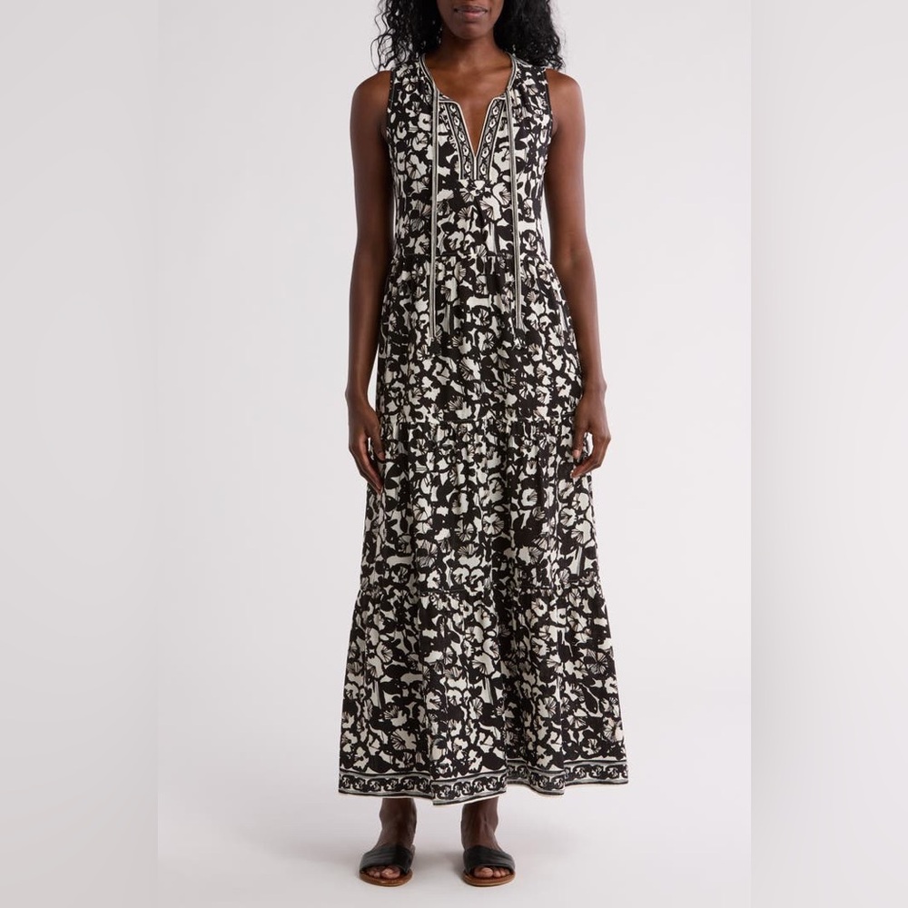 Max Studio Floral Maxi Dress